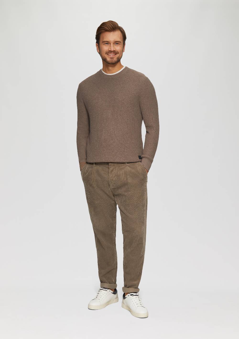 S.Oliver Strickpullover Mit Musterstruktur