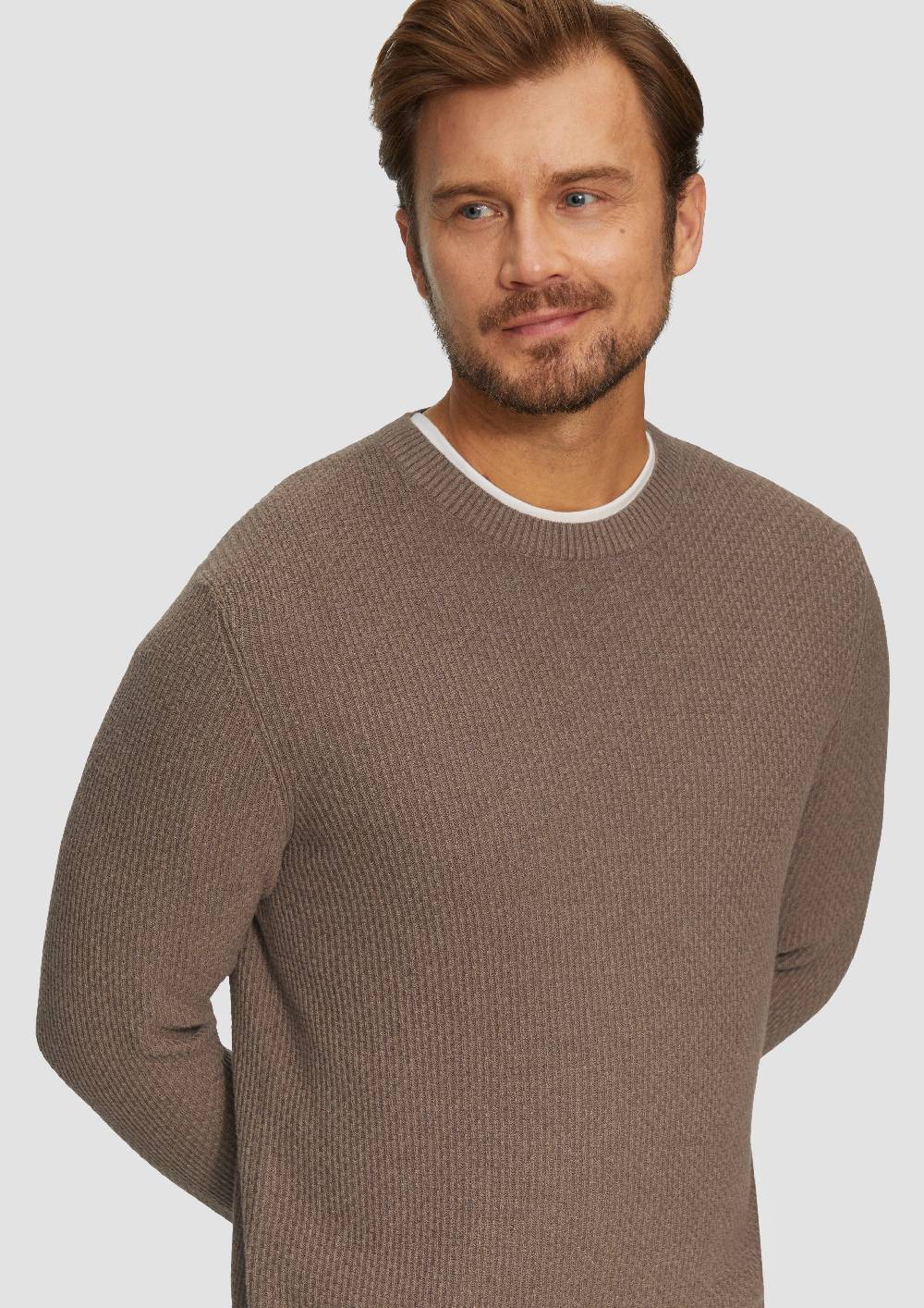 S.Oliver Strickpullover Mit Musterstruktur