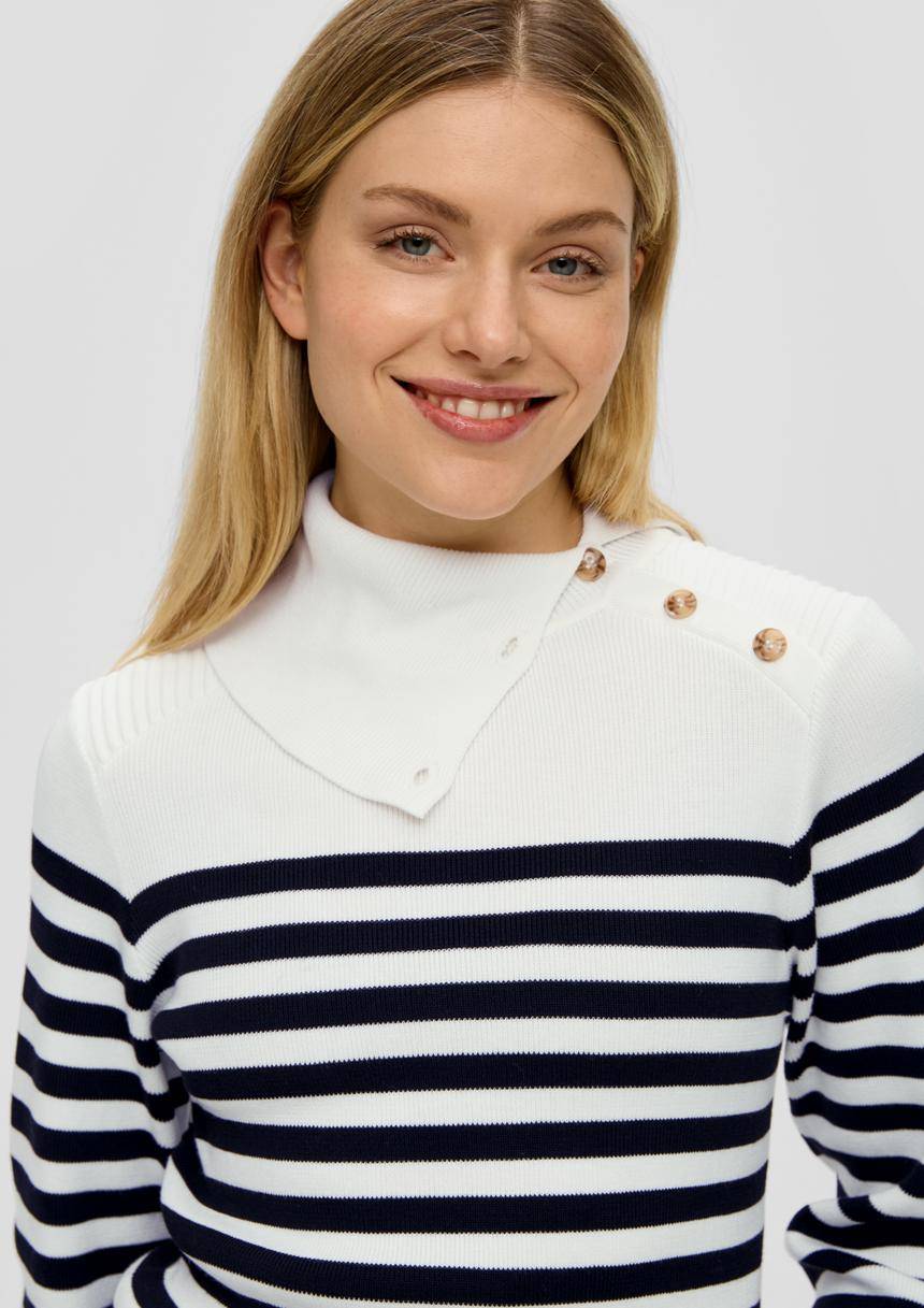 S.Oliver Strickpullover Mit Ringelmuster