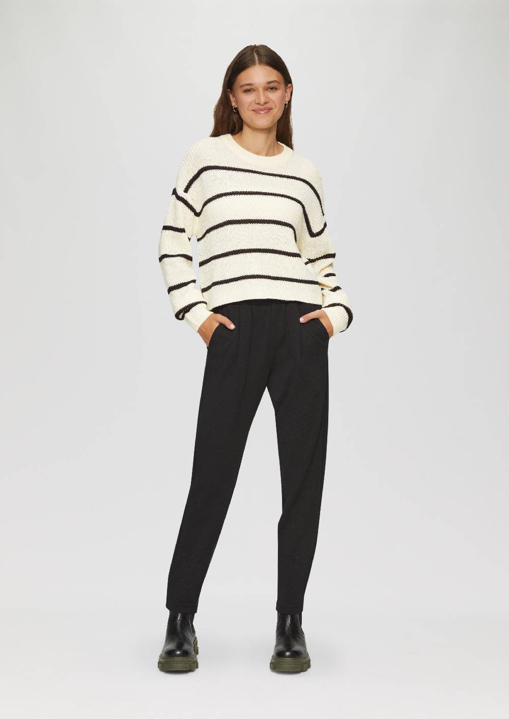 S.Oliver Strickpullover Mit Ringeln