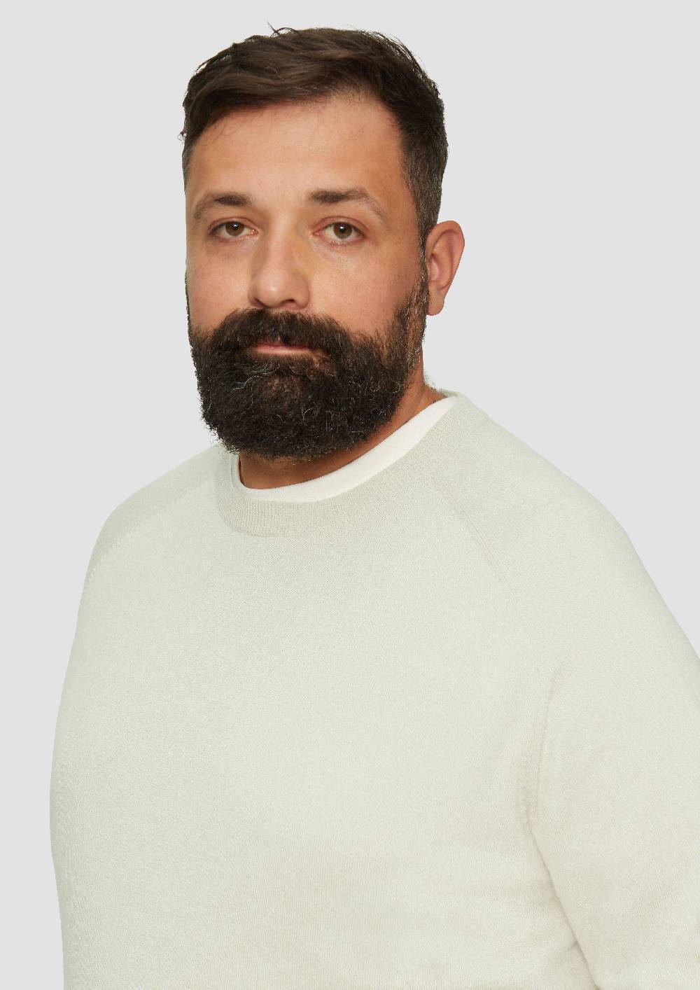 S.Oliver Strickpullover Mit Rippbündchen