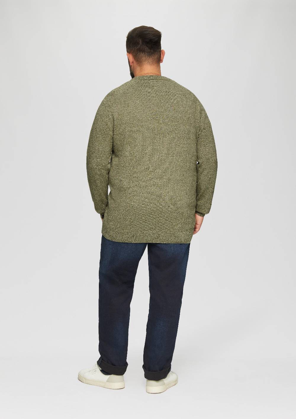 S.Oliver Strickpullover Mit Rippbündchen