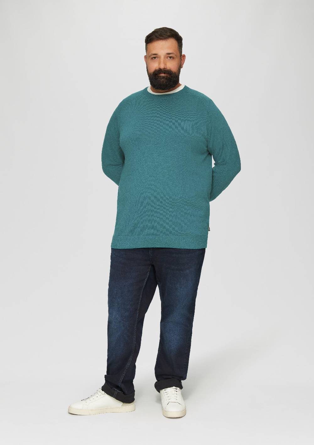 S.Oliver Strickpullover Mit Rippbündchen
