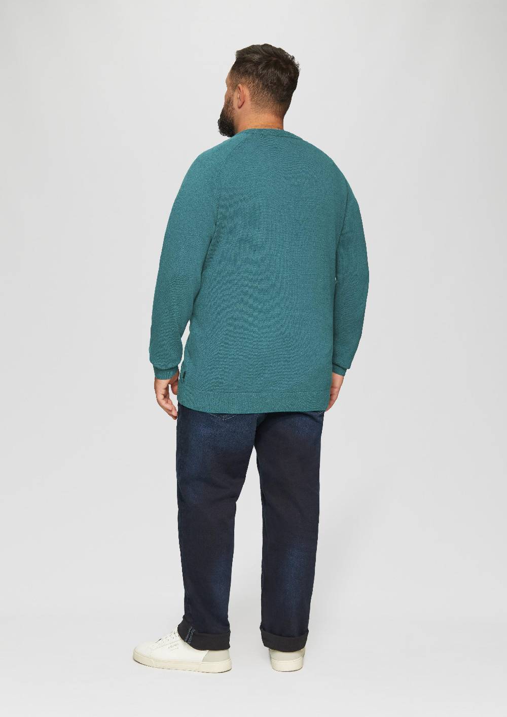 S.Oliver Strickpullover Mit Rippbündchen