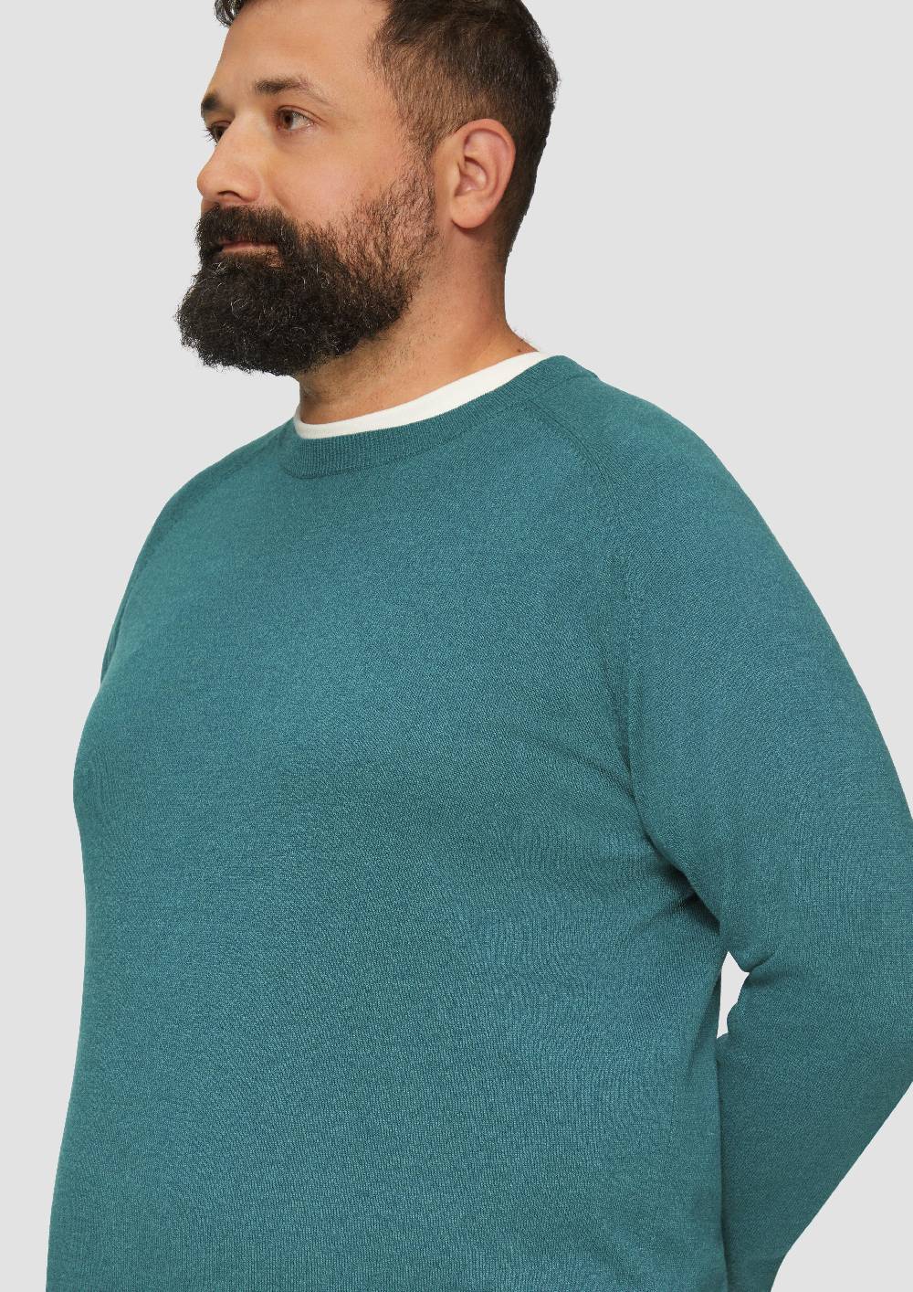 S.Oliver Strickpullover Mit Rippbündchen