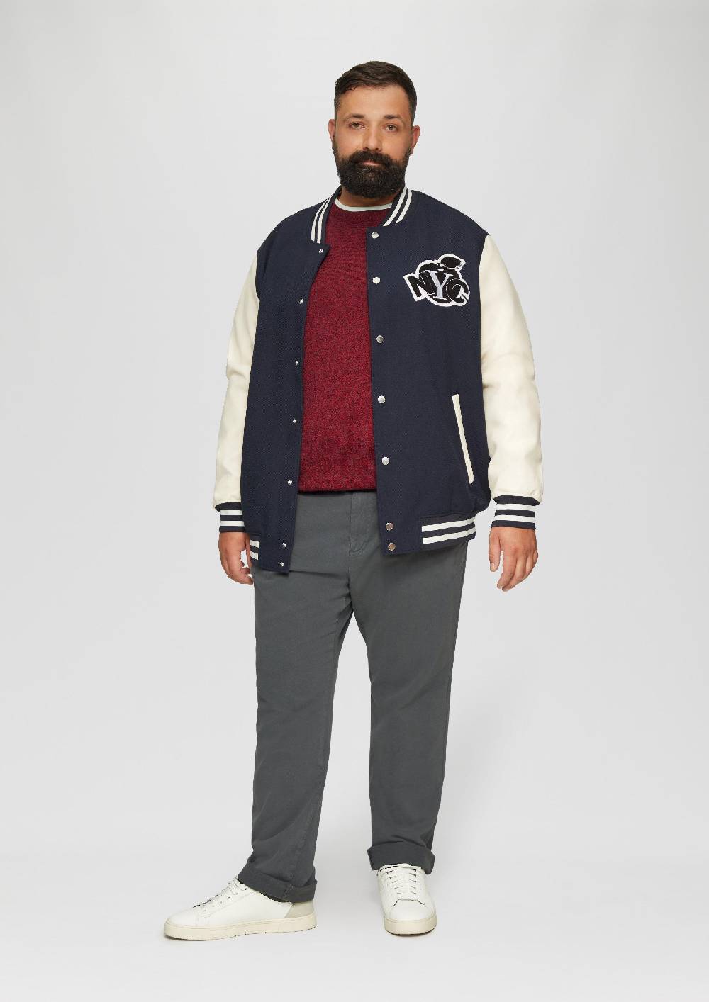 S.Oliver Strickpullover Mit Rippbündchen