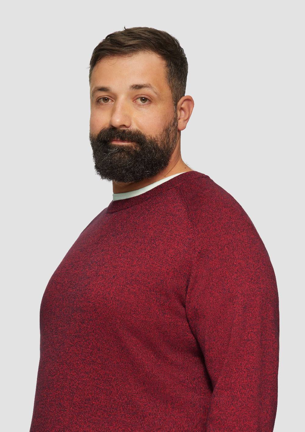 S.Oliver Strickpullover Mit Rippbündchen