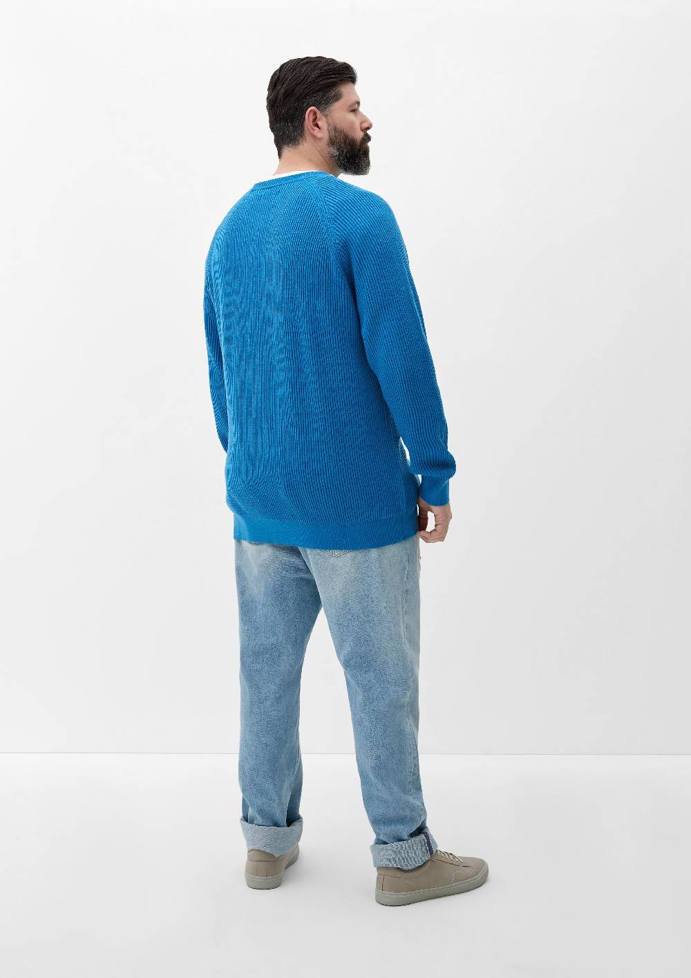 S.Oliver Strickpullover Mit Rippstruktur