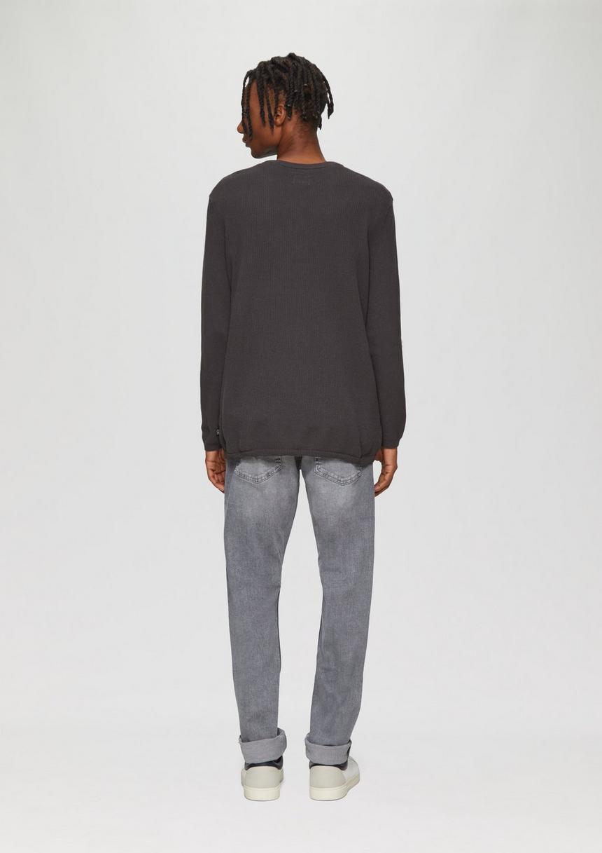 S.Oliver Strickpullover Mit Rippstruktur