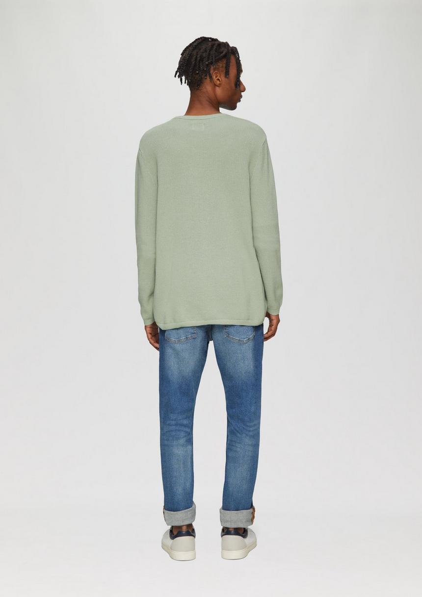 S.Oliver Strickpullover Mit Rippstruktur