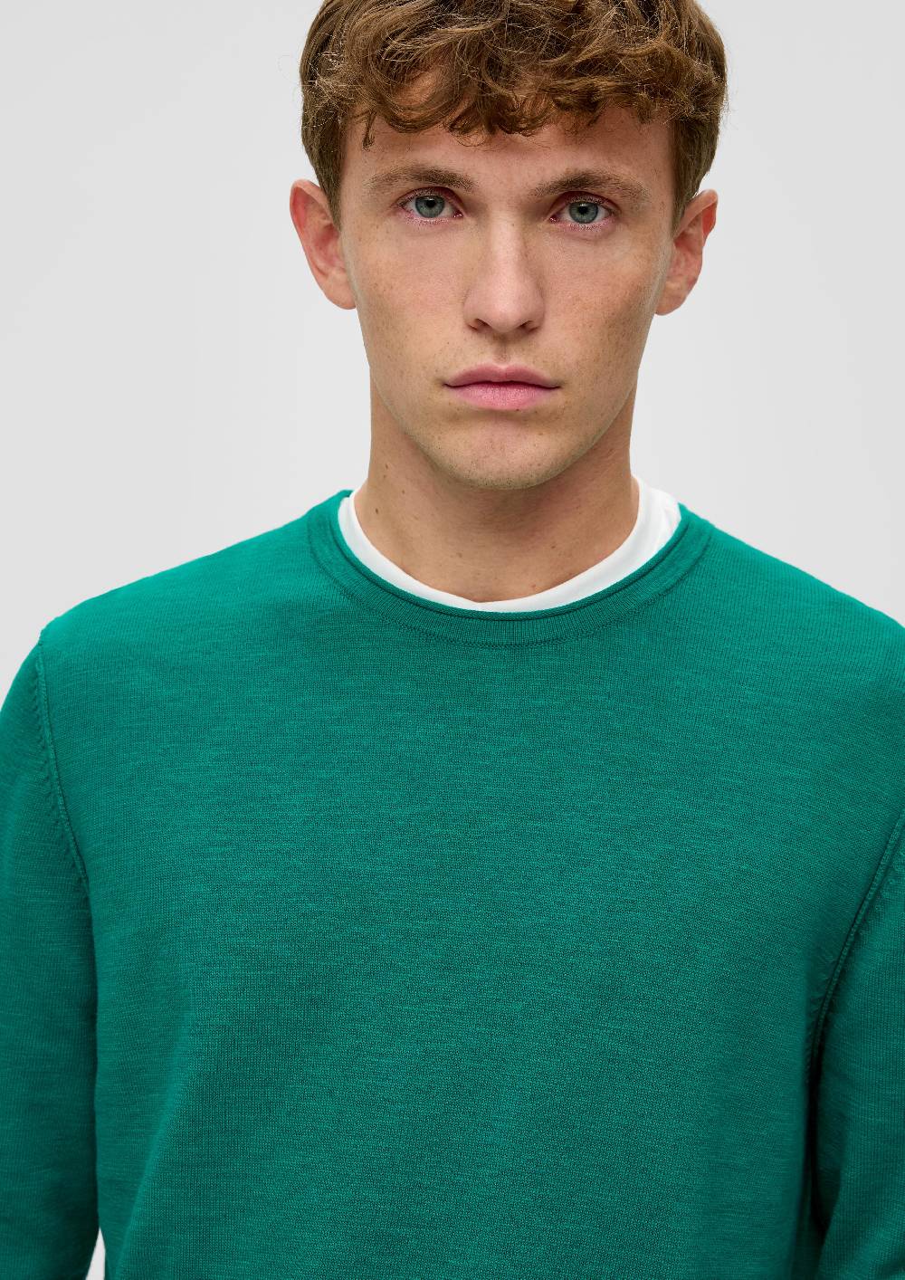 S.Oliver Strickpullover Mit Rollkante