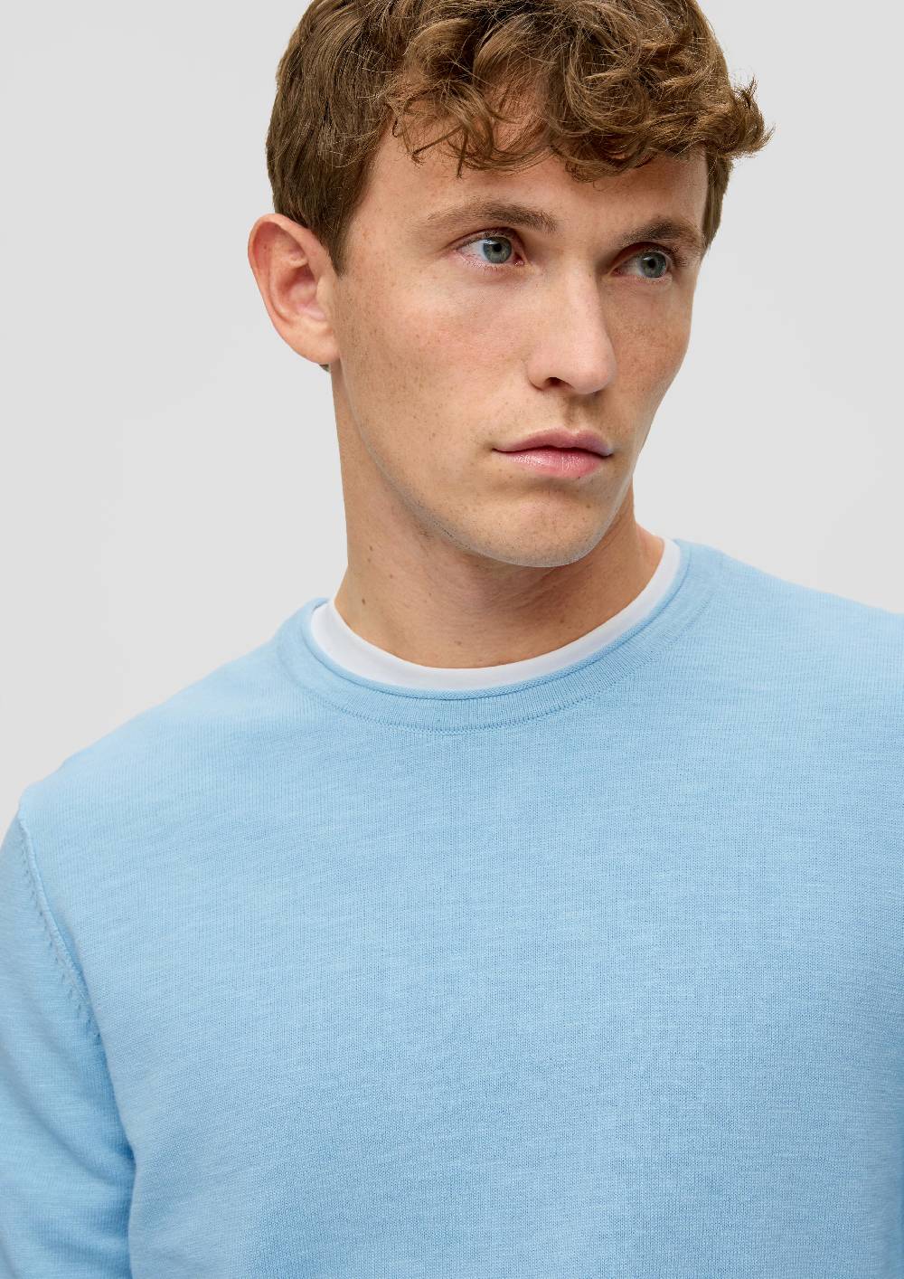 S.Oliver Strickpullover Mit Rollkante