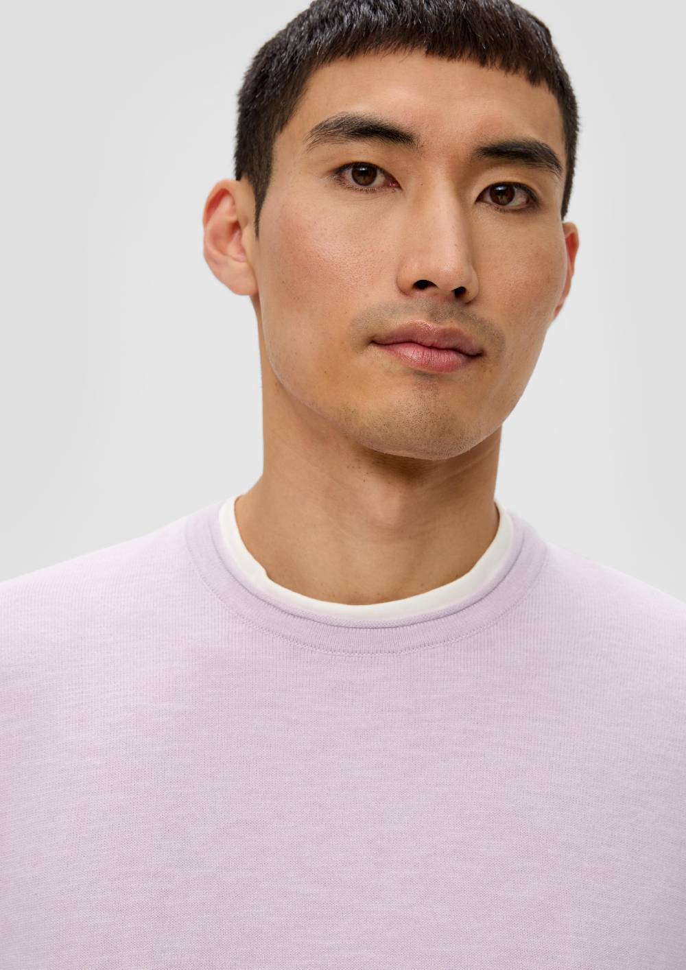 S.Oliver Strickpullover Mit Rollkante