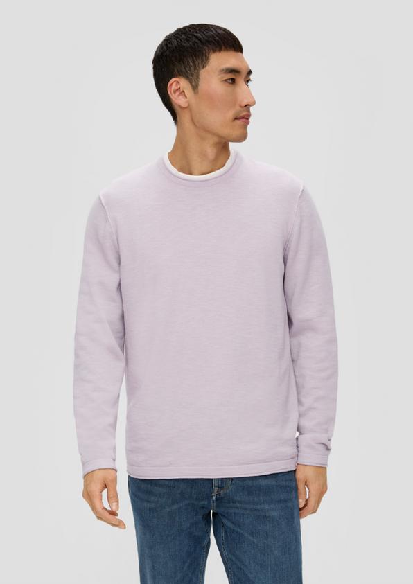 S.Oliver Strickpullover mit Rollkante