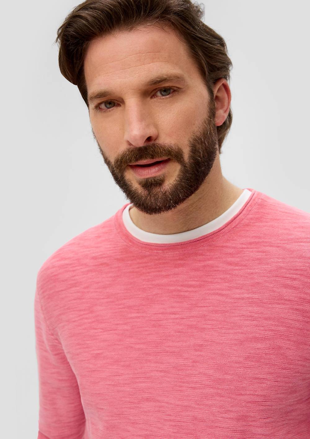 S.Oliver Strickpullover Mit Rollsaum