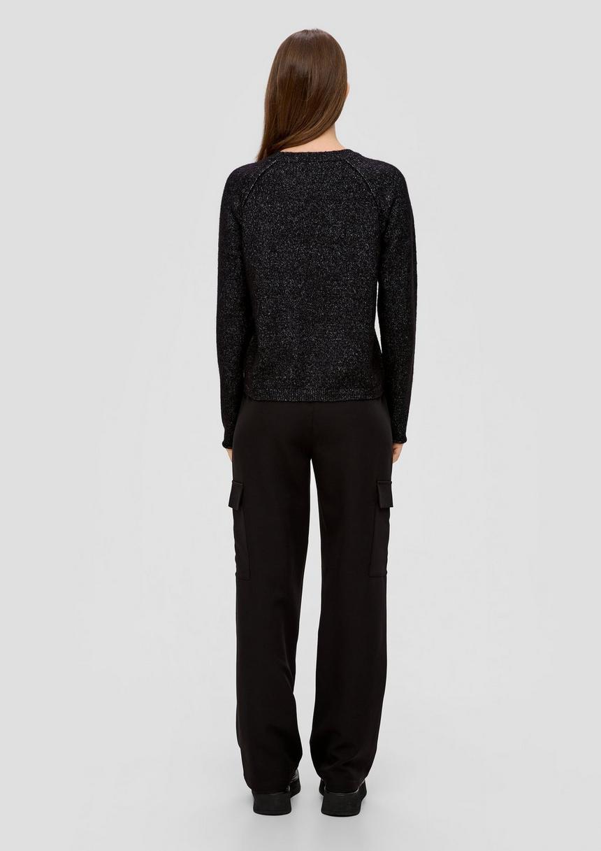 S.Oliver Strickpullover Mit Rollsaum