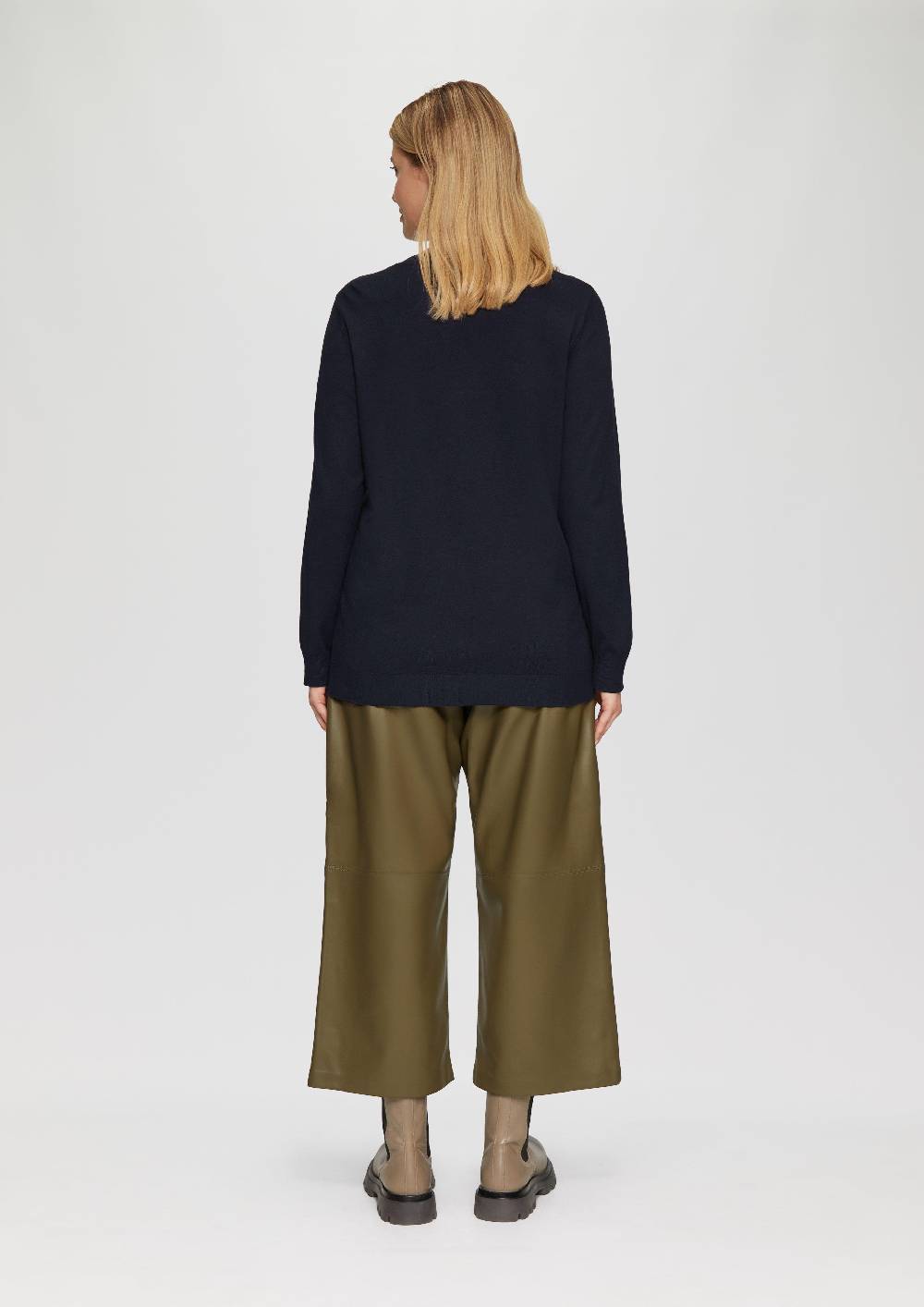 S.Oliver Strickpullover Mit Rundhalsausschnitt