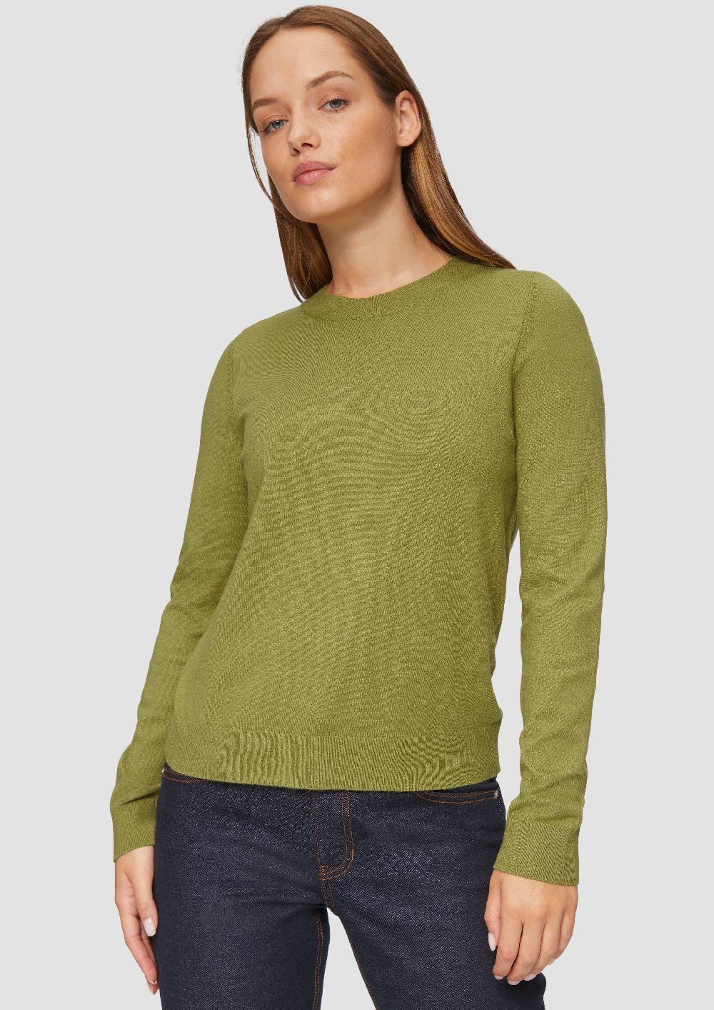 S.Oliver Strickpullover Mit Rundhalsausschnitt