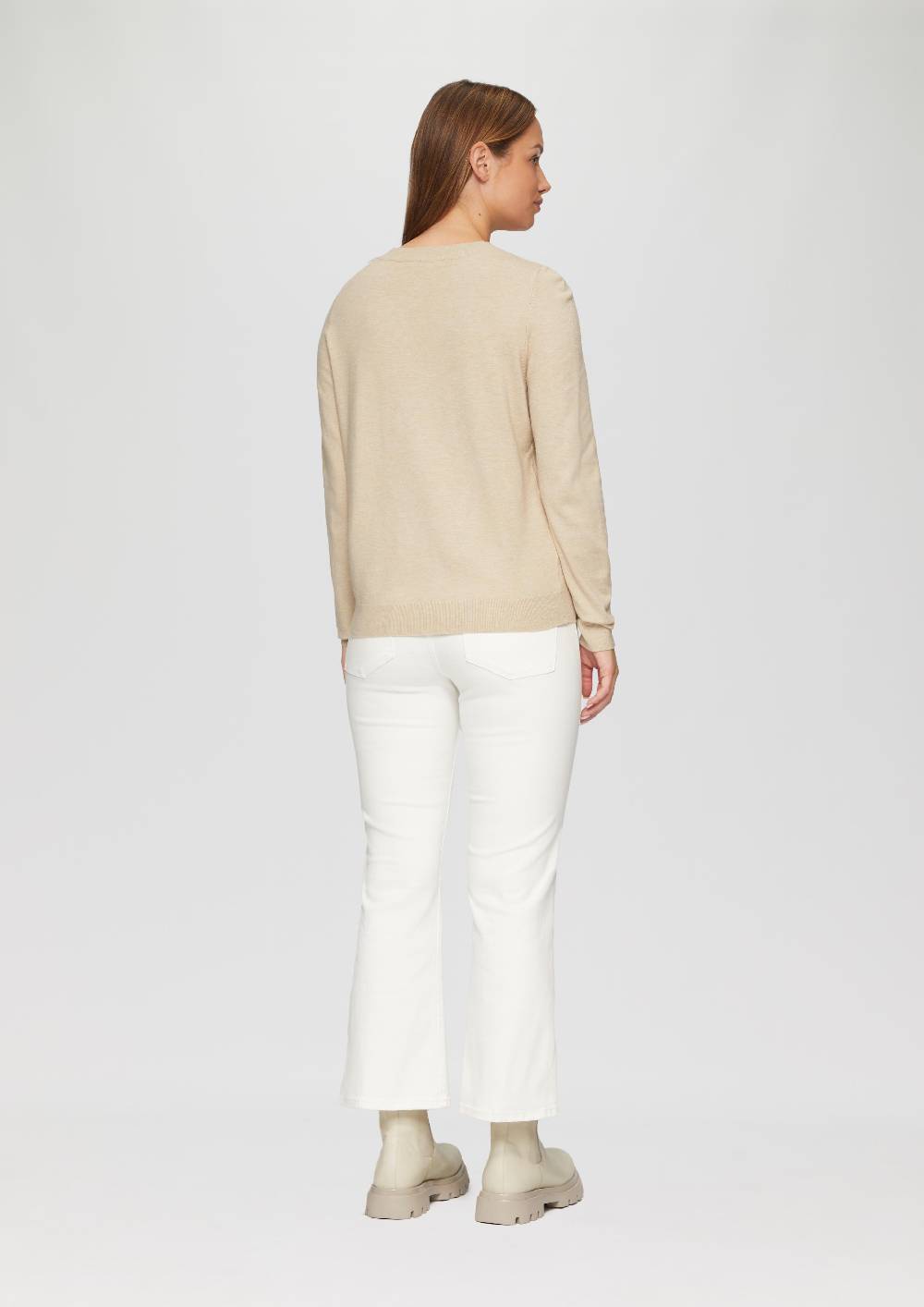 S.Oliver Strickpullover Mit Rundhalsausschnitt