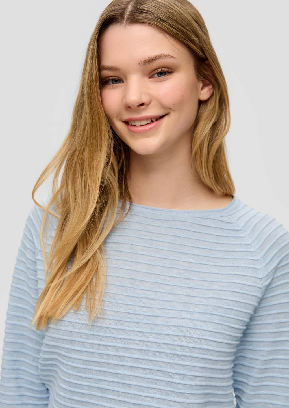 S.Oliver Strickpullover Mit Streifen-Optik