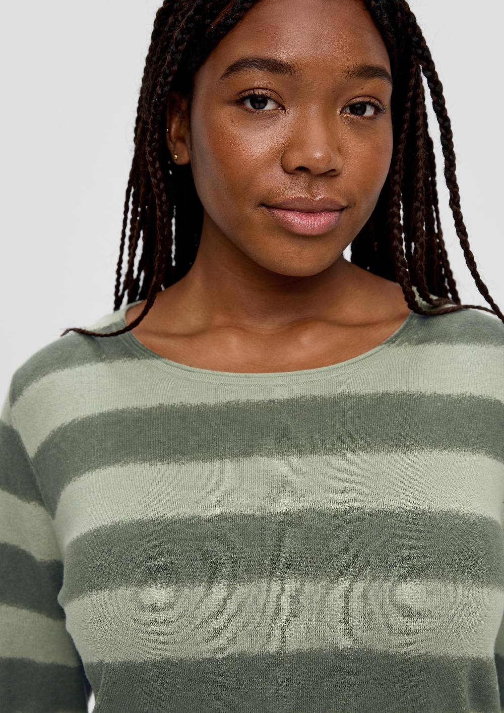 S.Oliver Strickpullover Mit Streifenmuster