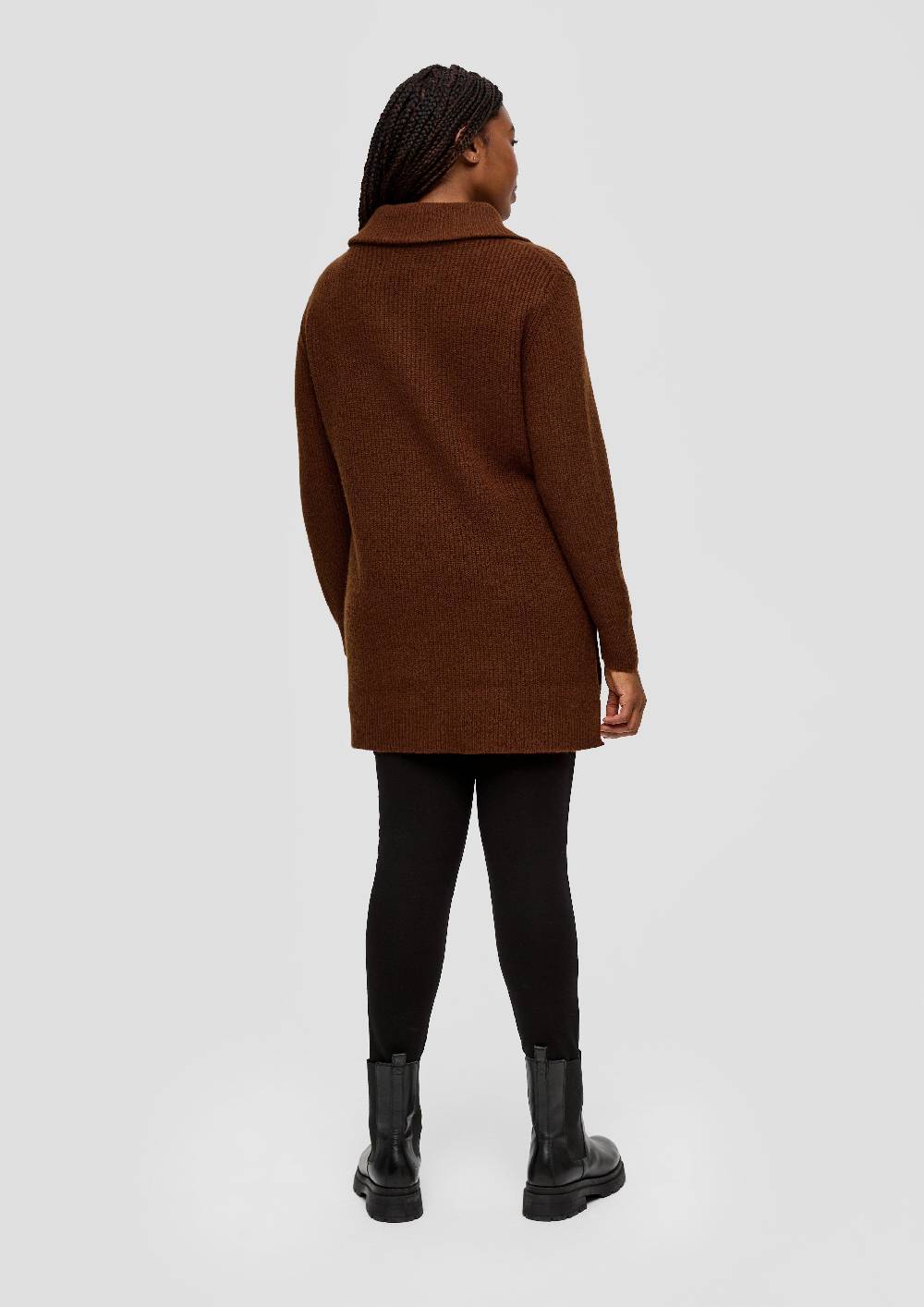 S.Oliver Strickpullover Mit Troyer-Kragen