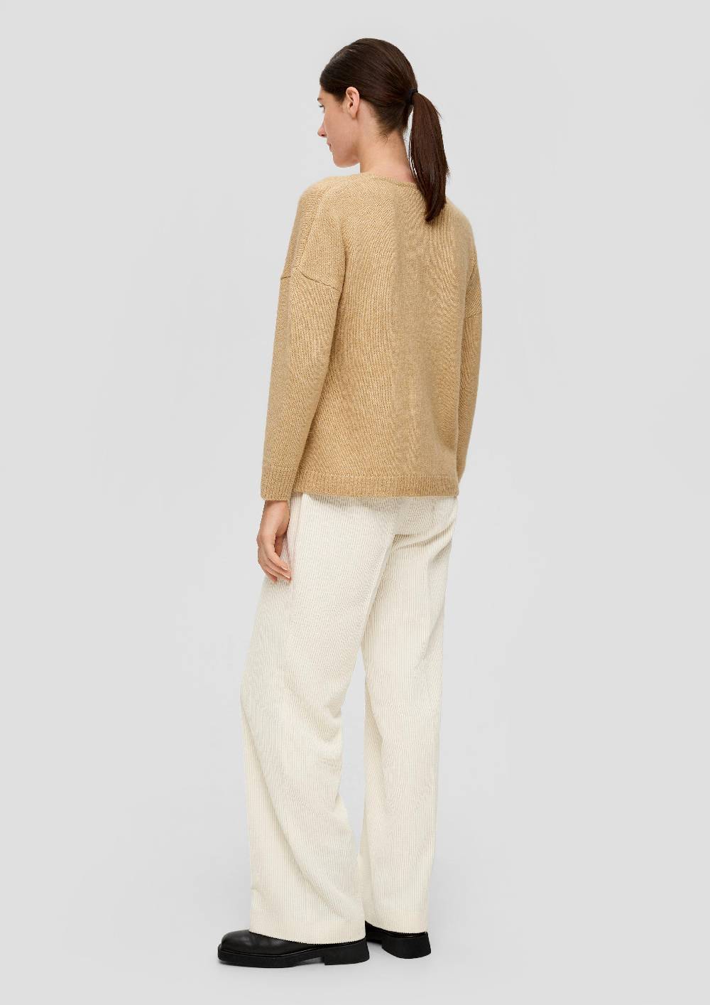 S.Oliver Strickpullover Mit V-Ausschnitt