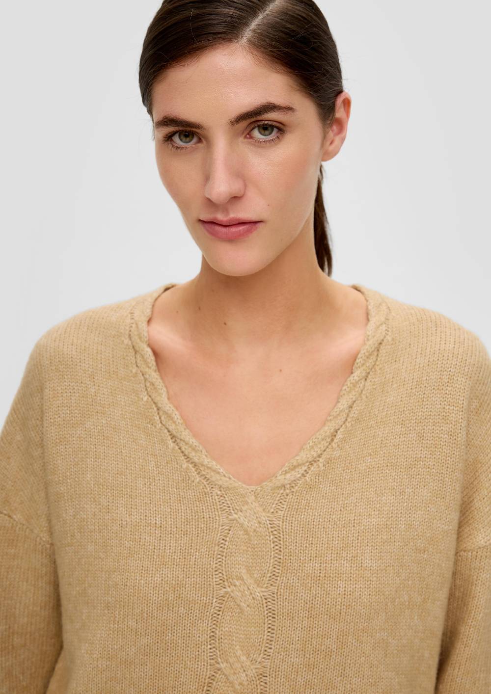 S.Oliver Strickpullover Mit V-Ausschnitt