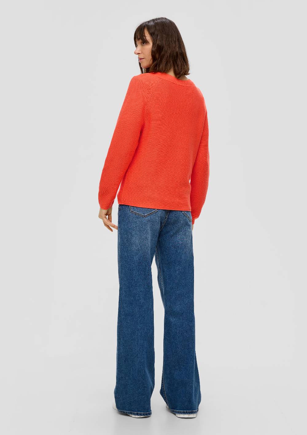S.Oliver Strickpullover Mit V-Ausschnitt