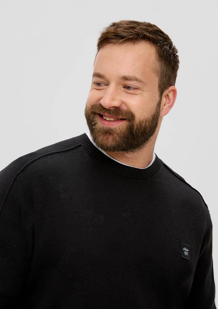 S.Oliver Strickpullover Mit Waschung