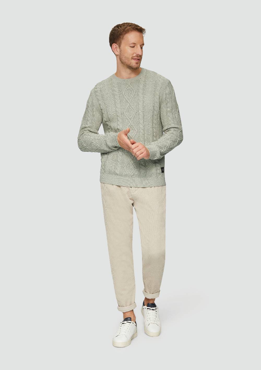 S.Oliver Strickpullover Mit Zopfmuster