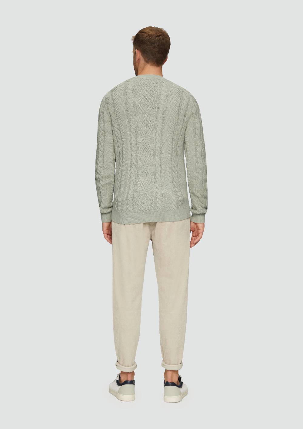 S.Oliver Strickpullover Mit Zopfmuster