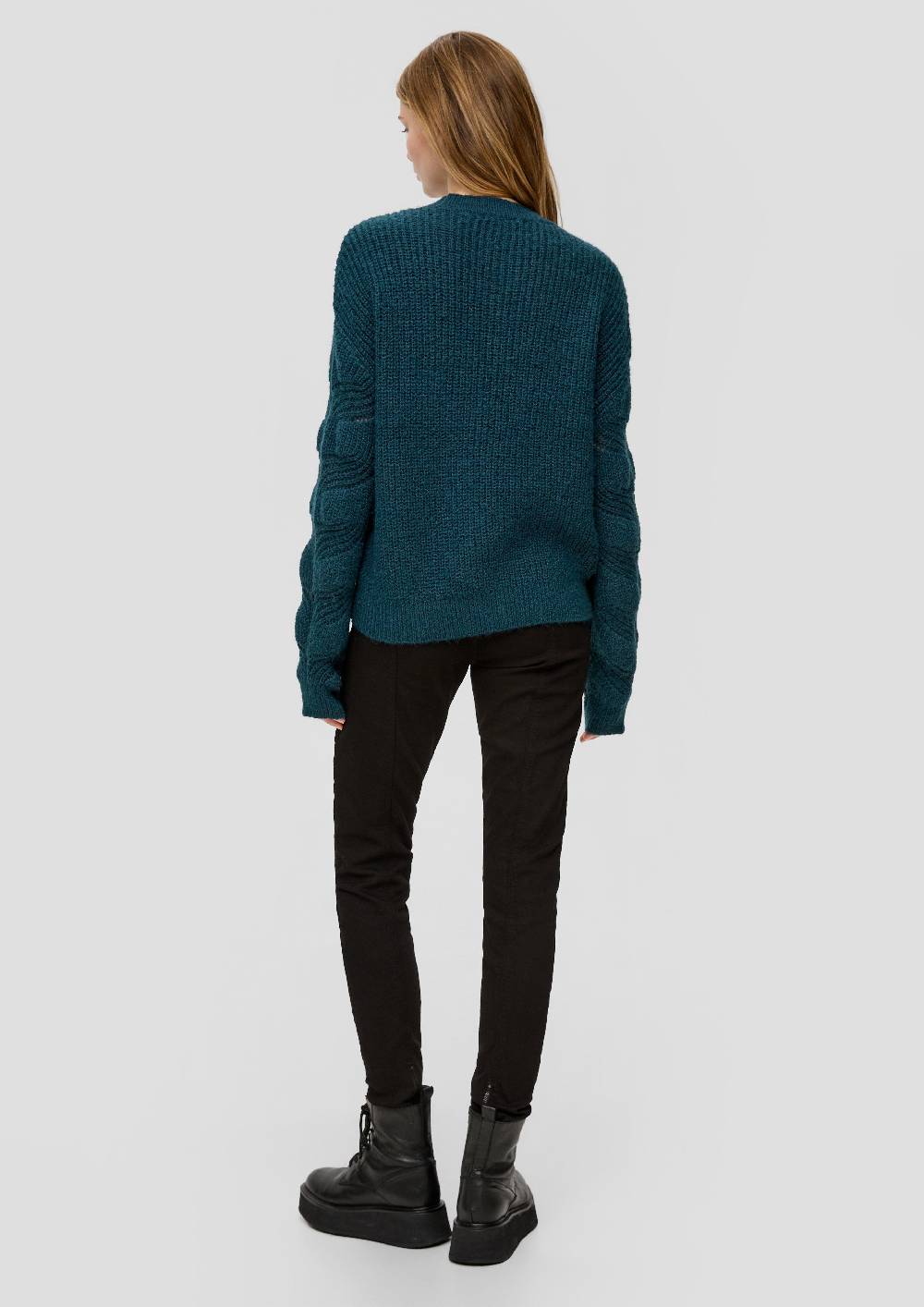 S.Oliver Strickpullover Mit Zopfmuster