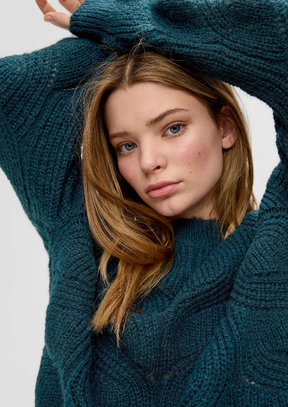 S.Oliver Strickpullover Mit Zopfmuster