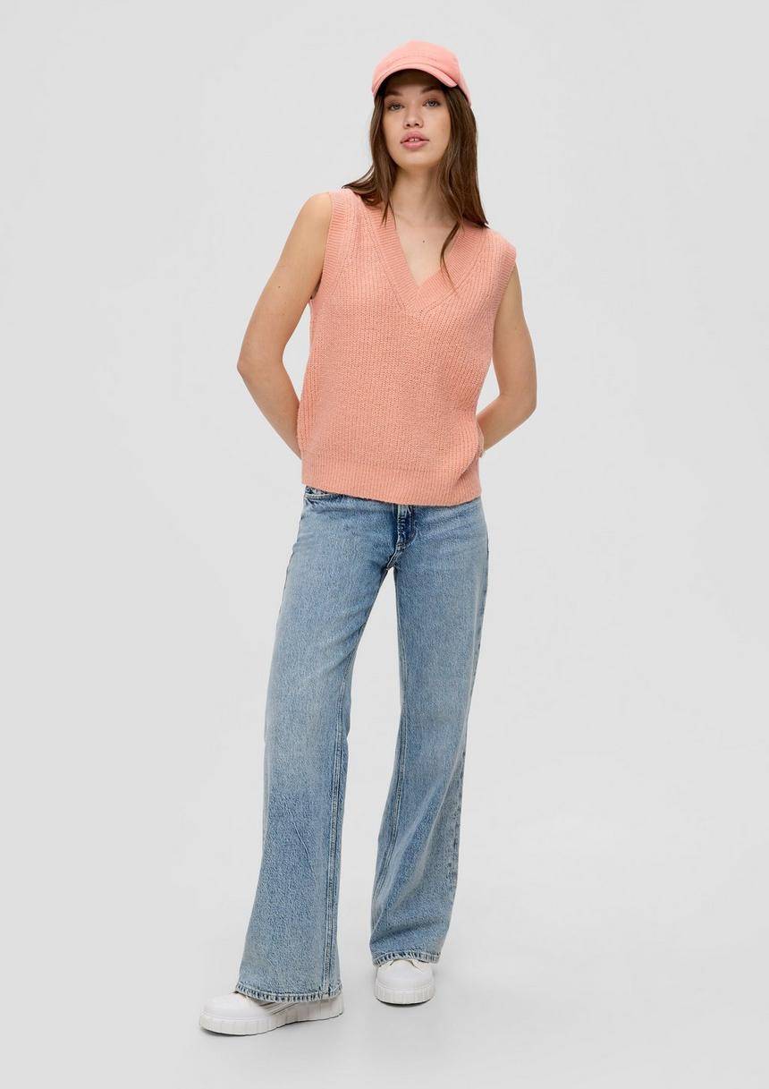 S.Oliver Strickpullunder Mit V-Neck