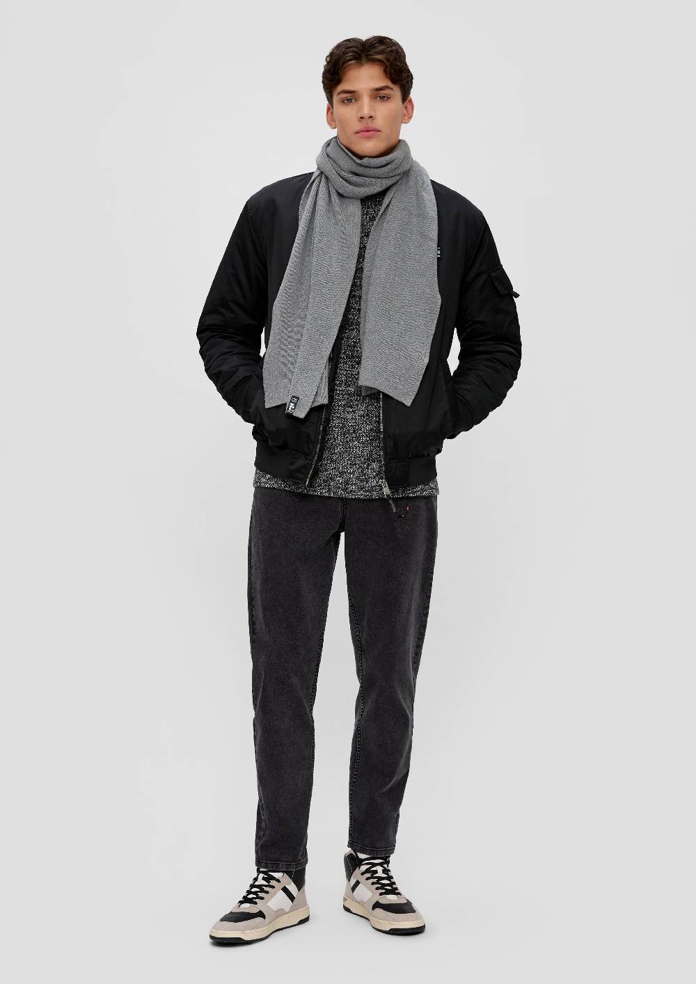 S.Oliver Strickschal Aus Baumwolle