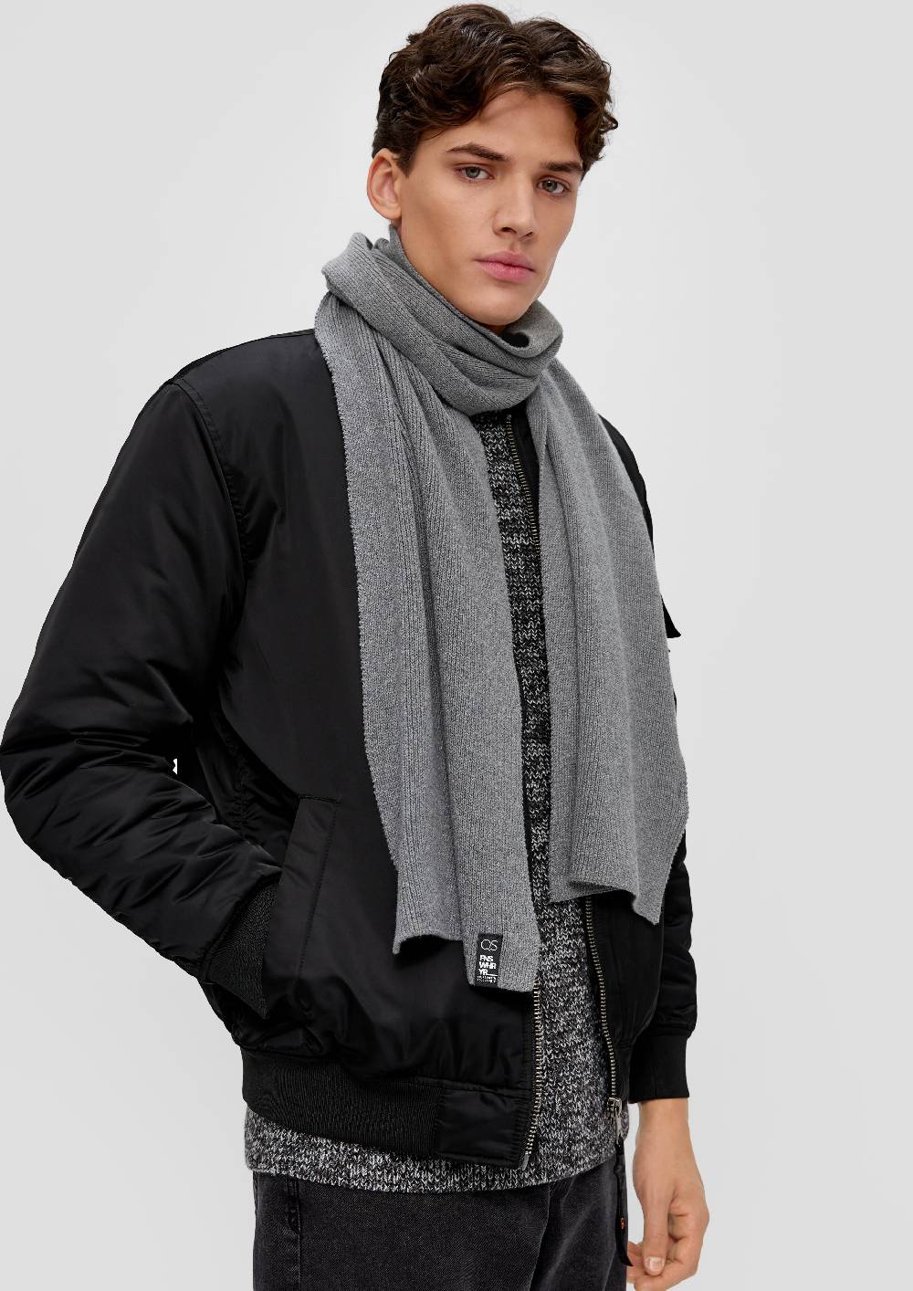 S.Oliver Strickschal Aus Baumwolle