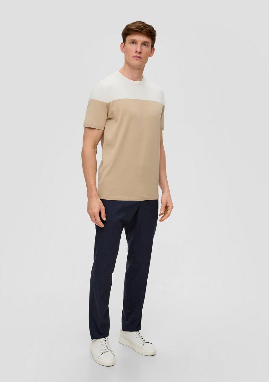 S.Oliver Strickshirt Mit Colour-Blocking