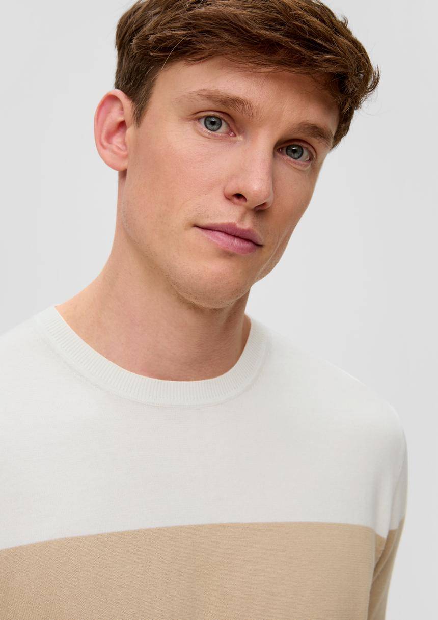 S.Oliver Strickshirt Mit Colour-Blocking
