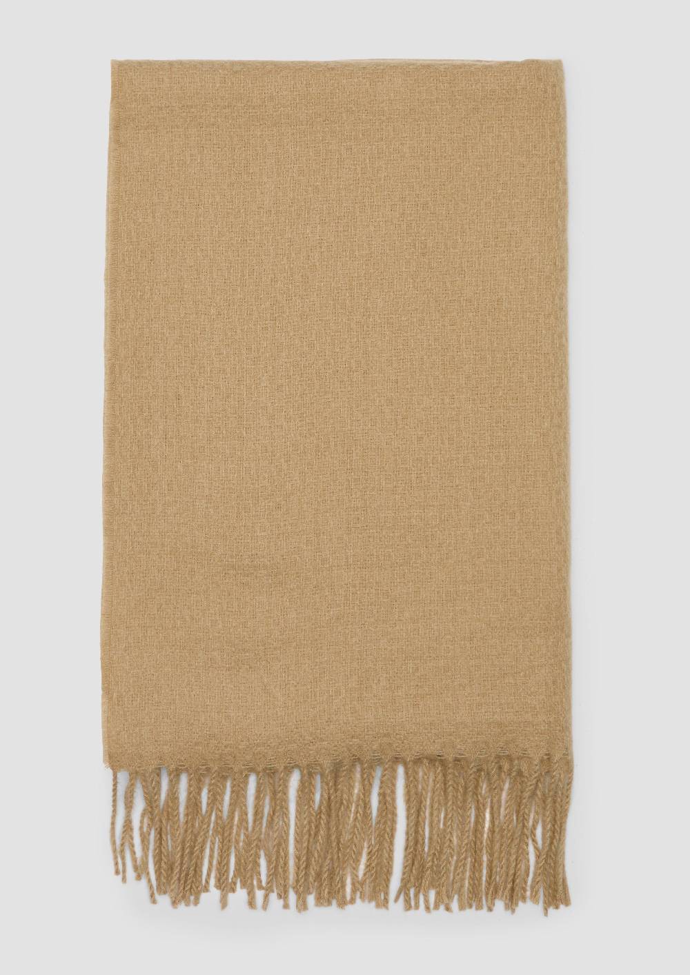 S.Oliver Strukturierter Schal Mit Fransen