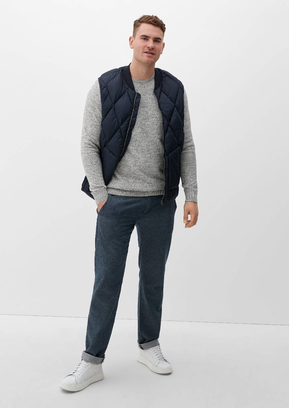 S.Oliver Strukturierter Strickpullover