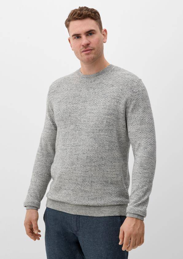 S.Oliver Strukturierter Strickpullover
