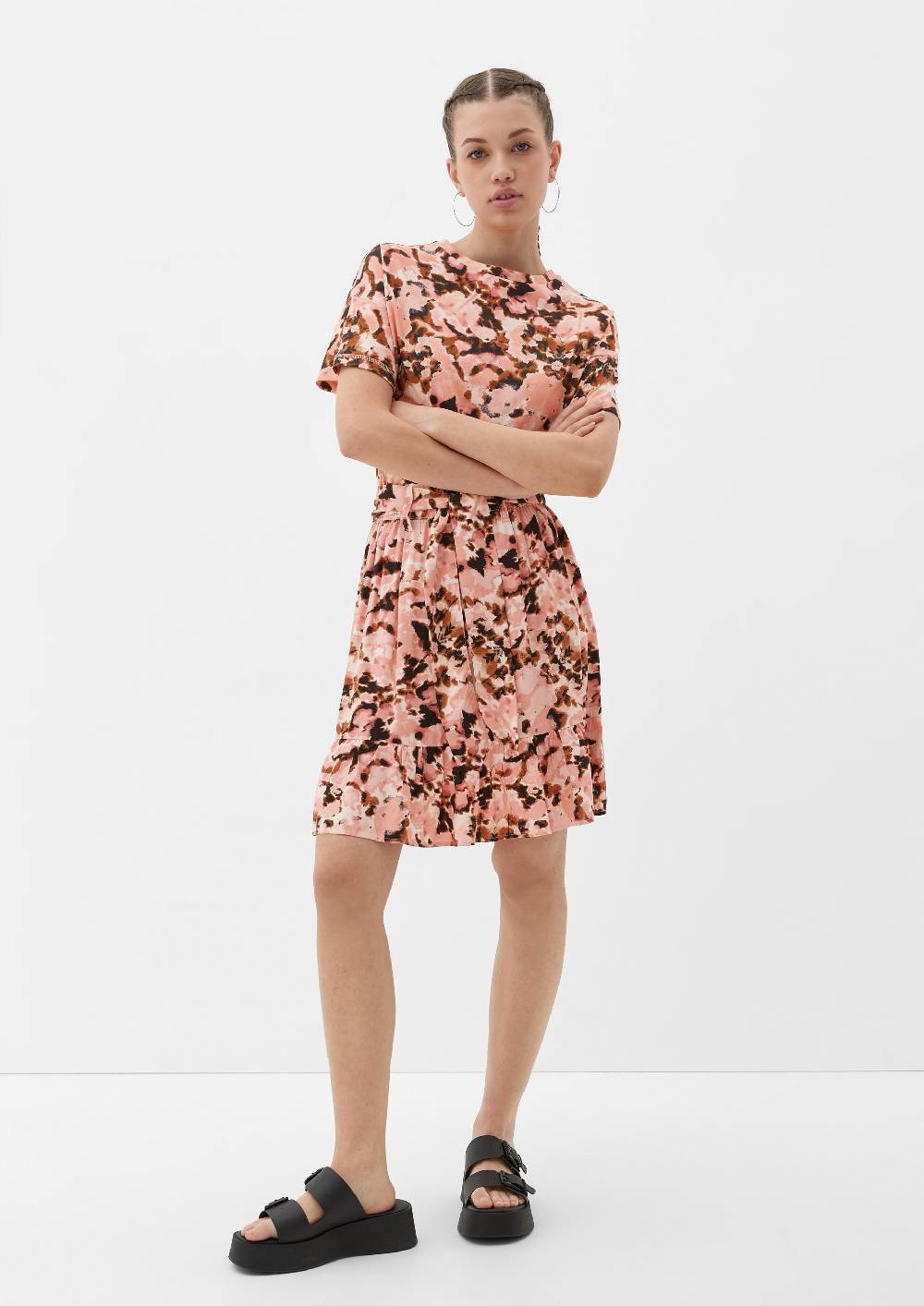 S.Oliver Stufenrock Aus Viskose