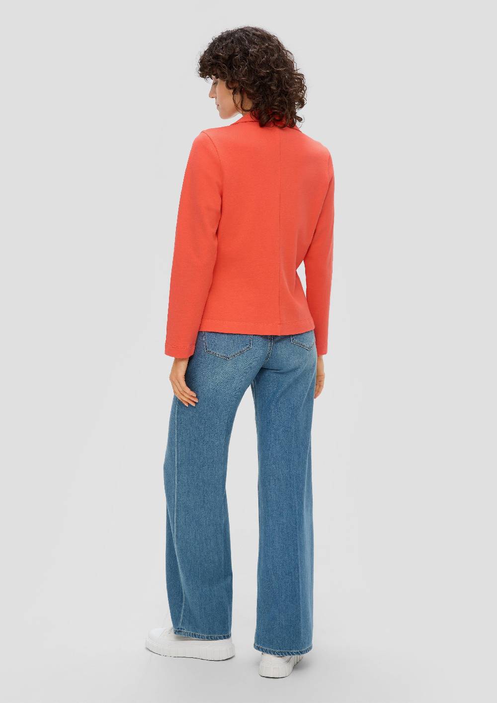 S.Oliver Sweatblazer Aus Reiner Baumwolle
