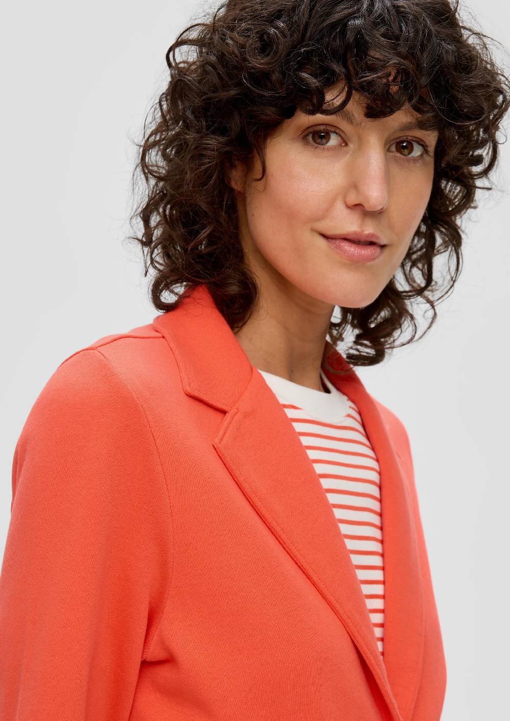 S.Oliver Sweatblazer Aus Reiner Baumwolle