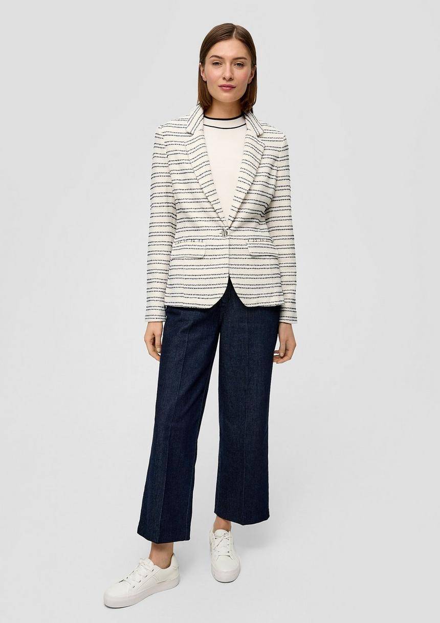 S.Oliver Sweatblazer Mit Strukturmuster