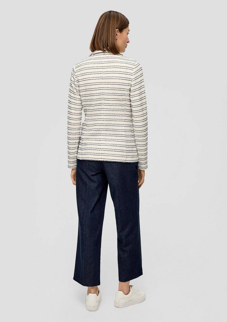 S.Oliver Sweatblazer Mit Strukturmuster