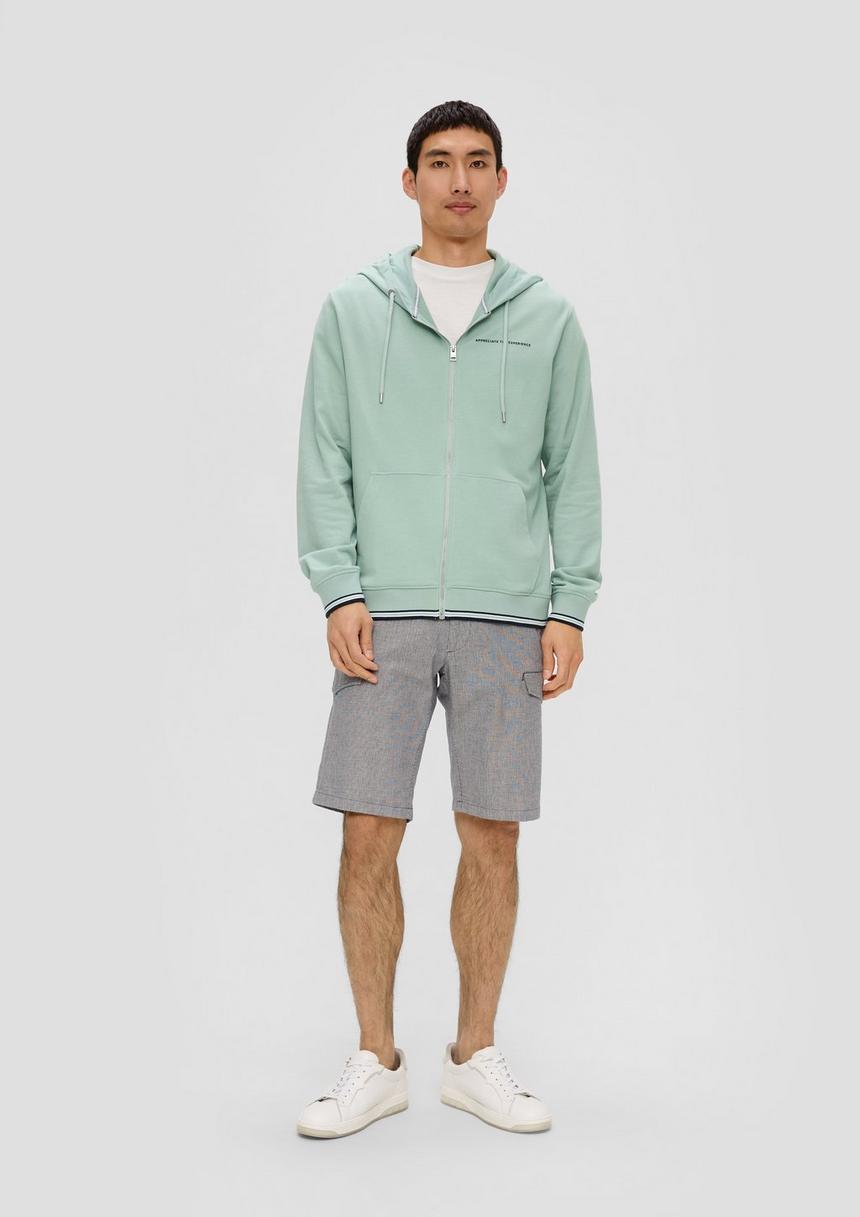 S.Oliver Sweatjacke Mit Rückenprint