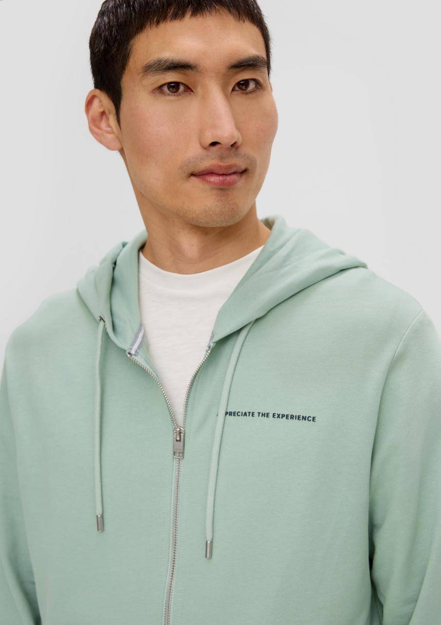 S.Oliver Sweatjacke Mit Rückenprint