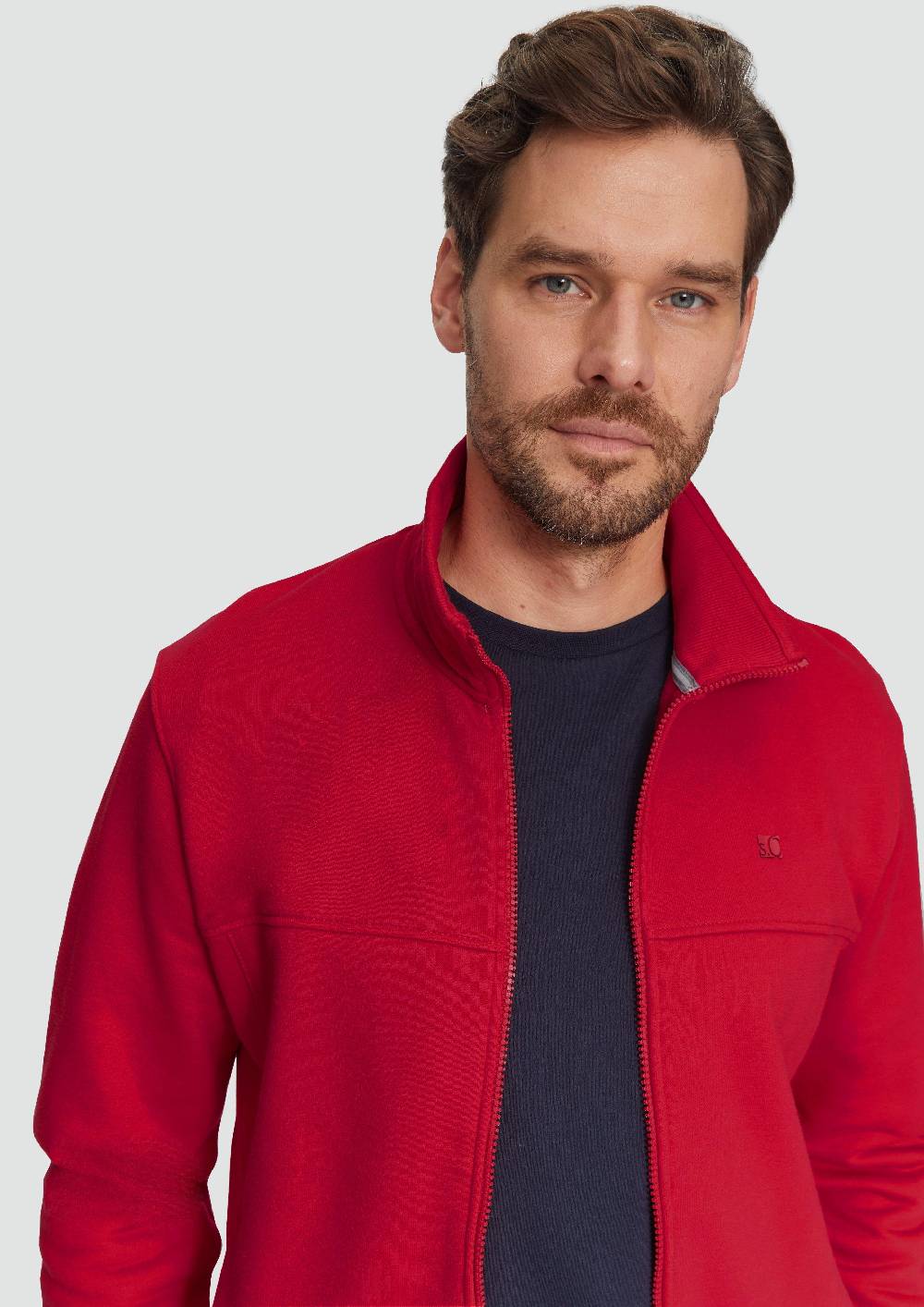 S.Oliver Sweatjacke Mit Stehkragen